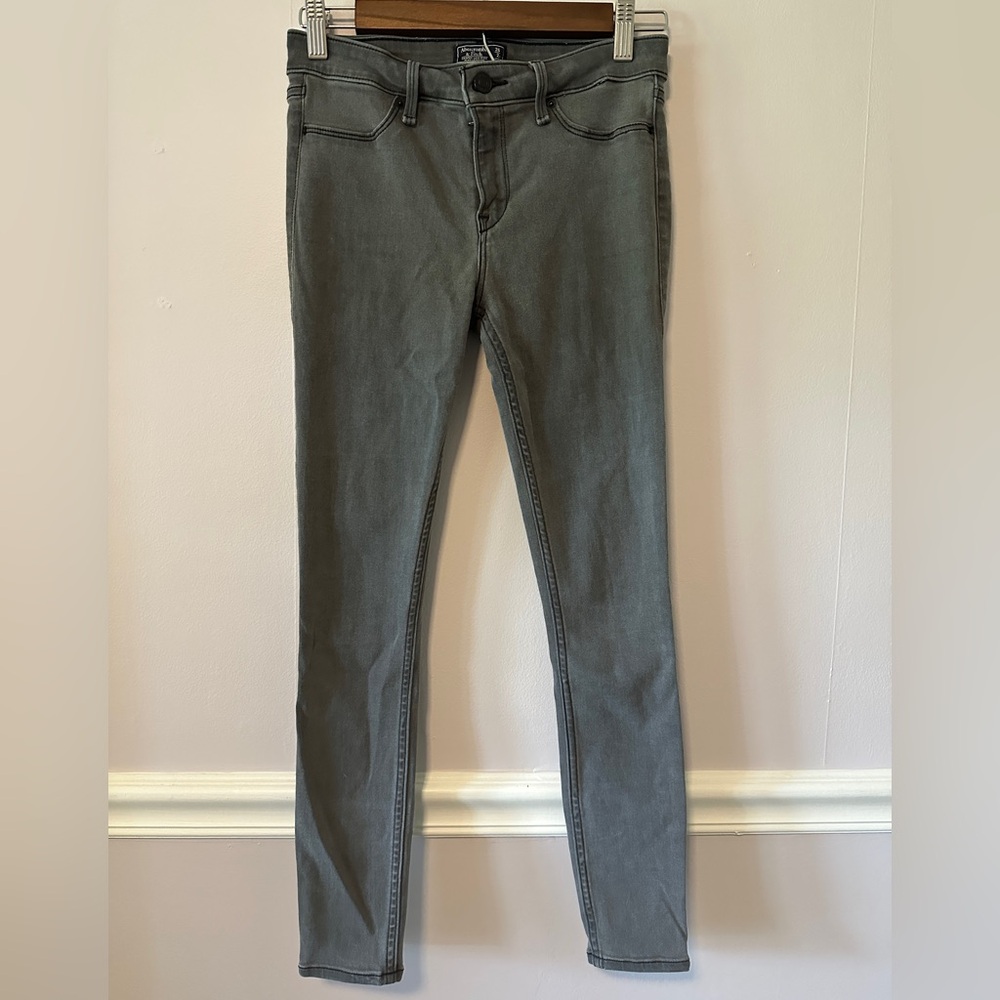 Abercrombie & Fitch Charcoal Skinny Jean Leggings